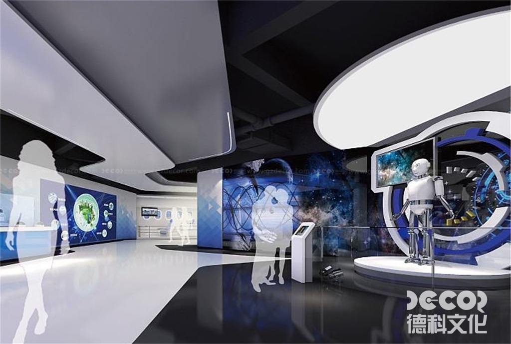 如何在科技展館設(shè)計中展示科技與工業(yè)發(fā)展的關(guān)聯(lián)？